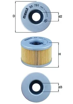 Купити 154A1413005 Honda Фільтр очищення масла відцентровий