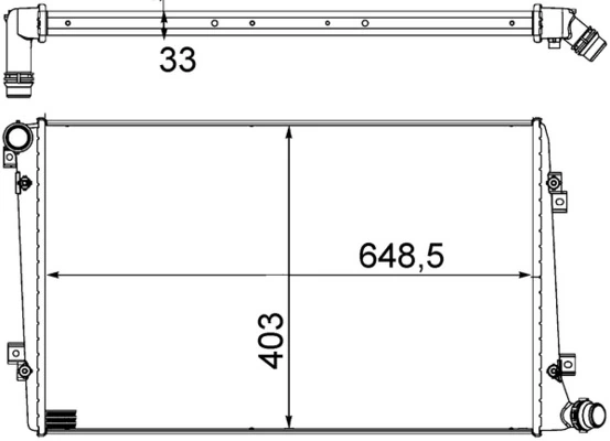 Радіатор CR1203000S Mahle Original