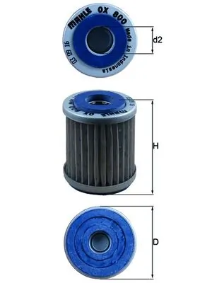 OX800 Mahle Original Фільтр масла