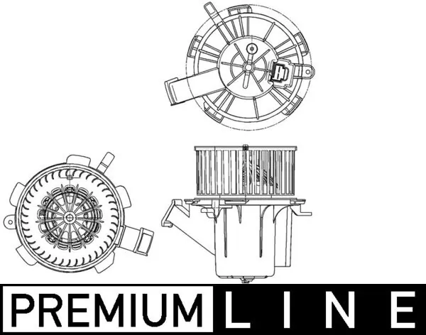 AB132000P Mahle Original Електромотор пічки