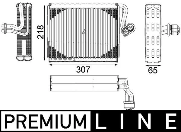 AE122000P Mahle Original Охолоджувач повітря