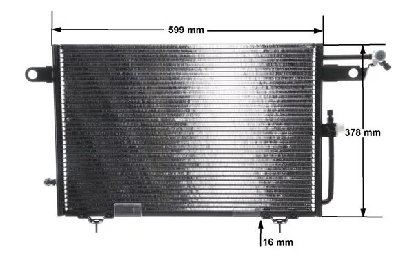AC155000S Mahle Original Конденсатор