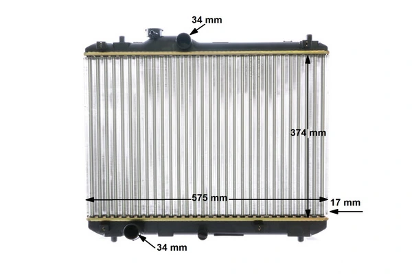 Радіатор основний Mahle Original CR1194000S ціна, від 92.35 USD