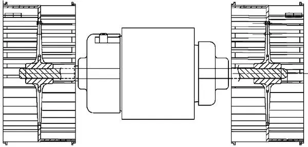AB87000P Mahle Original Електромотор пічки