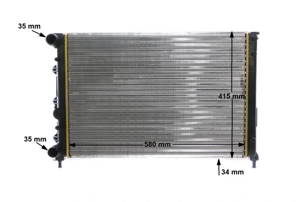 CR1411000S Mahle Original Радіатор охолодження двигуна
