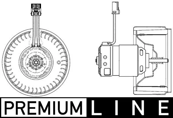 AB22000P Mahle Original Електромотор пічки