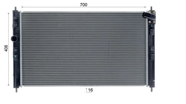 Радіатор основний Mahle Original CR2238000S ціна, від 82.90 USD