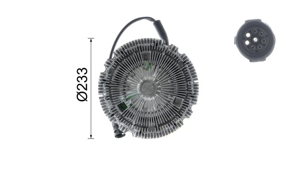 CFC19000P Mahle Original Гідромуфта приводу вентилятора