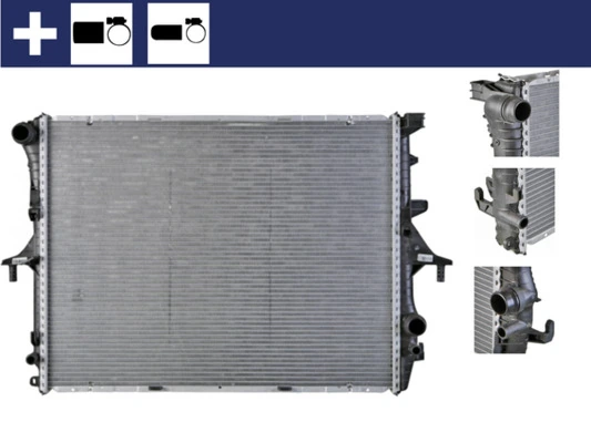 Радіатор основний Mahle Original CR568000S ціна, від 88.65 USD