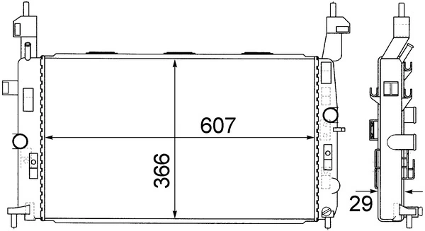 Радіатор CR1498000S Mahle Original