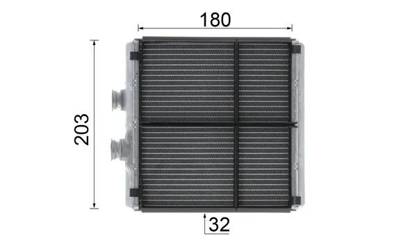 Радіатор обігрівача Mahle Original AH183000P