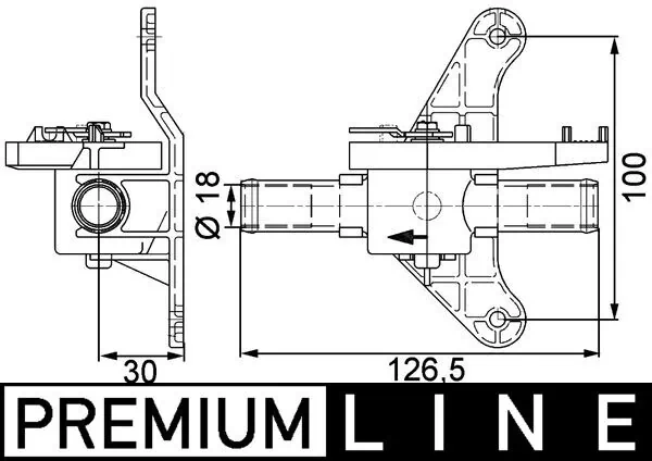 CV5000P Mahle Original Регулюючий клапан охолоджувальної рідини