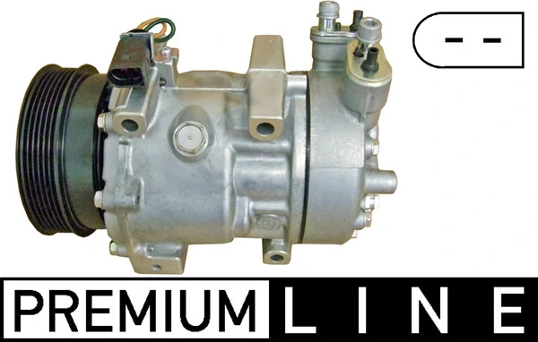 Компресор кондиціонера SD7V161282 Sanden