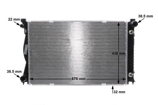Радіатор основний Mahle Original CR842000S ціна, від 109.93 USD