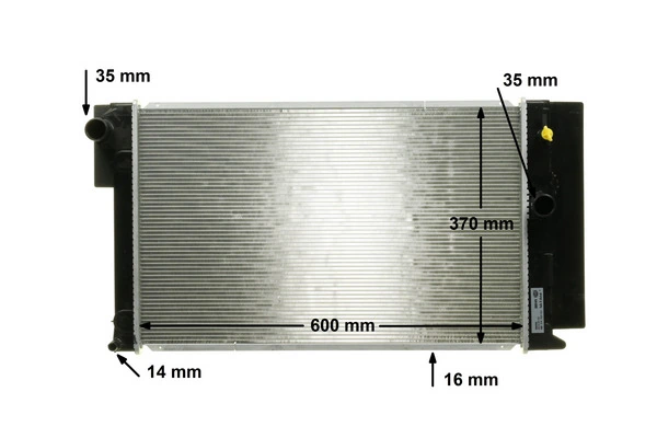 Радіатор охолодження Mahle Original CR1078000S