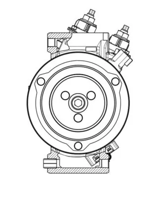 Компресор кондиціонера ACP654000P Mahle Original