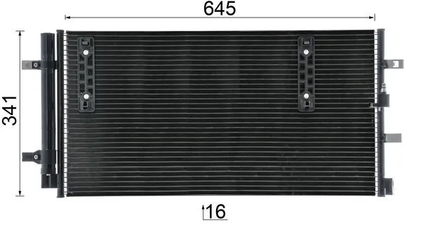 AC457000P Mahle Original Конденсатор