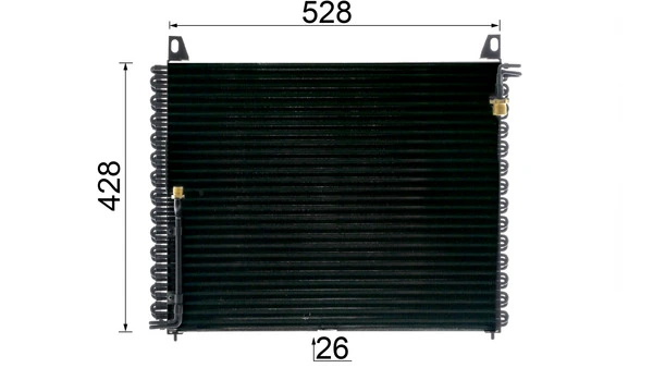 AC656000P Mahle Original Конденсатор