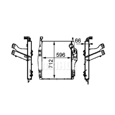 Інтеркулер CI104000P Mahle Original