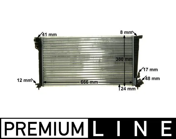 CR433000P Mahle Original Радіатор охолодження двигуна