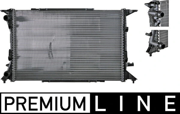 CR1060000P Mahle Original Радіатор охолодження двигуна
