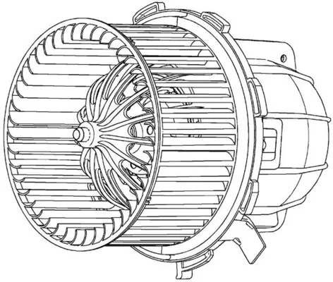 AB114000P Mahle Original Електромотор пічки