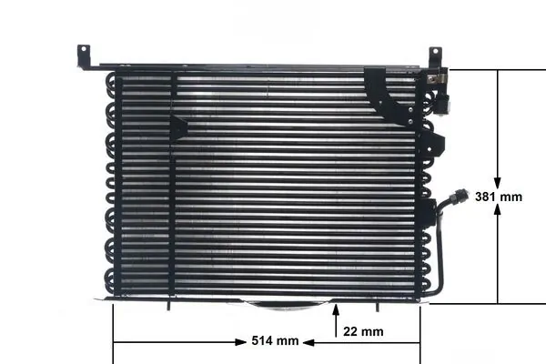 Радіатор кондиціонера AC149000S Mahle Original
