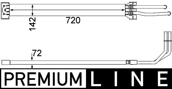 CLC109000P Mahle Original Радіатор гідропідсилювача