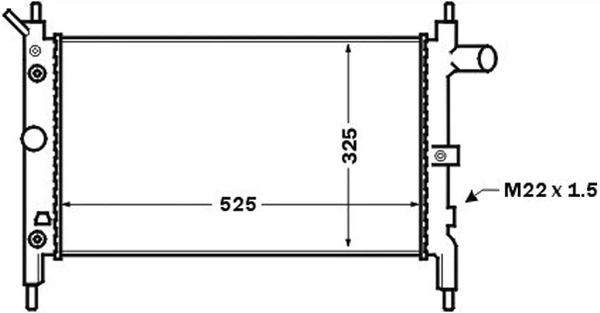 Купити CR1492000S Mahle Original Радіатор двигуна