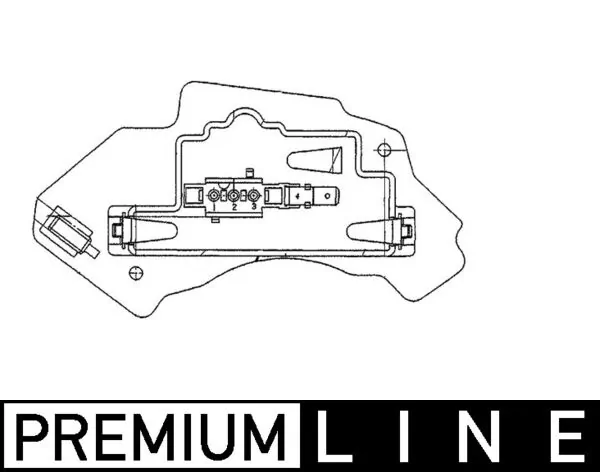 ABR28000P Mahle Original Регулятор оборотів пічки