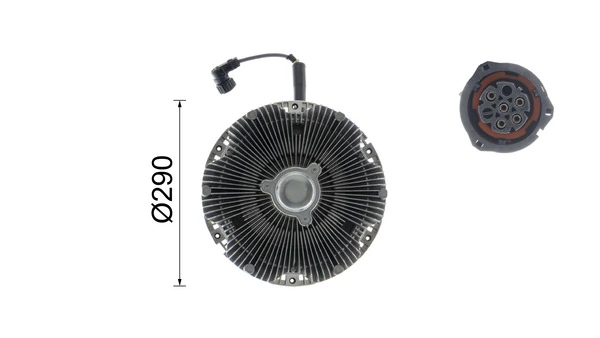 В'язкова муфта вентилятора Mahle Original CFC173000P ціна, від 610.76 USD