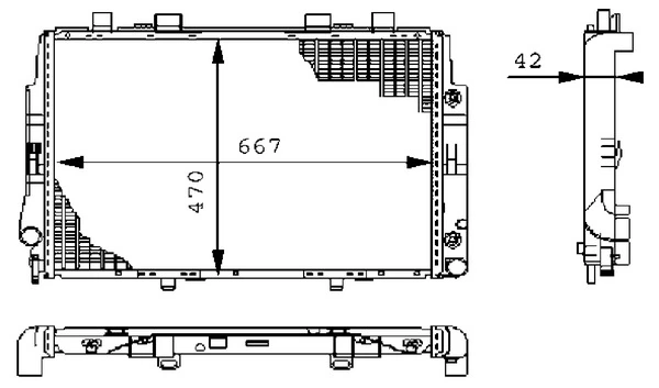Радіатор CR247000S Mahle Original