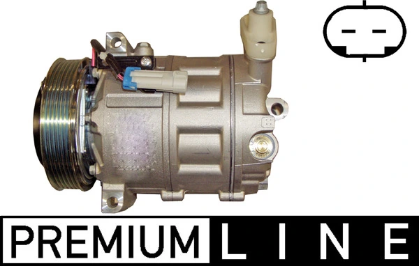 Компресор кондиціонера ACP1288000P Mahle Original