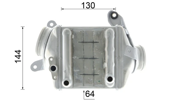 CI186000P Mahle Original Охолоджувач наддувочного повітря