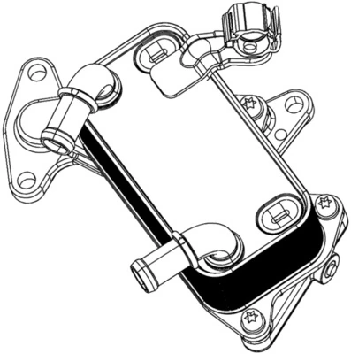 CLC25000P Mahle Original Радіатор охолодження, АКПП