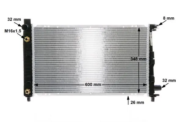CR324000S Mahle Original Радіатор охолодження двигуна