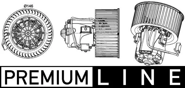 AB150000P Mahle Original Електромотор пічки