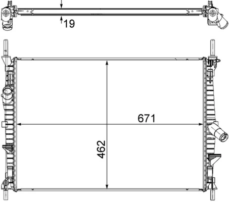 Радіатор CR1370000S Mahle Original