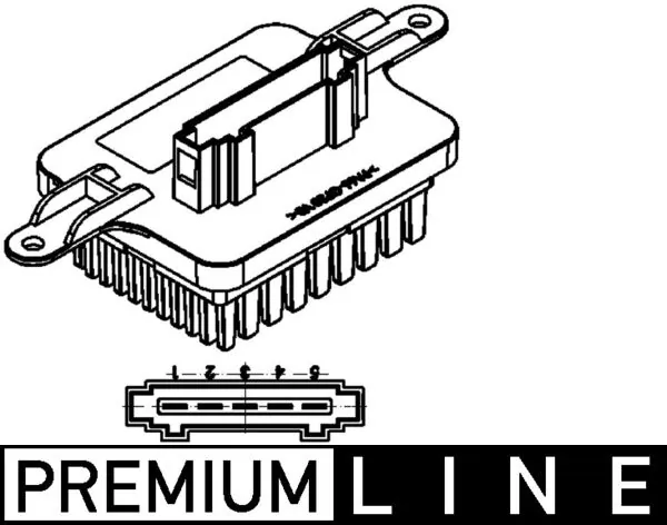 ABR59000P Mahle Original Регулятор оборотів пічки