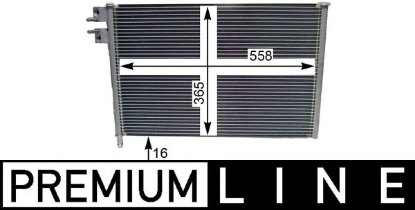 Радіатор кондиціонера AC298000P Mahle Original