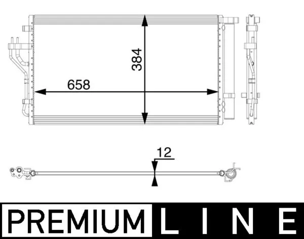 AC56000P Mahle Original Конденсатор