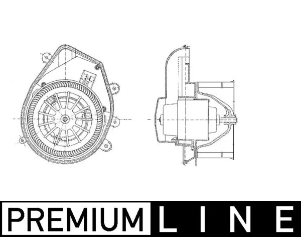 AB54000P Mahle Original Електромотор пічки