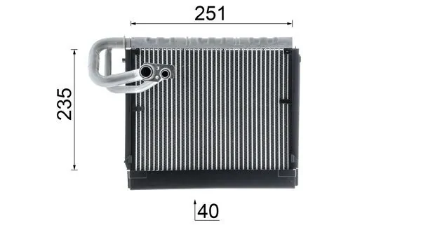 AE106000P Mahle Original Охолоджувач повітря