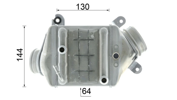 CI187000P Mahle Original Охолоджувач наддувочного повітря