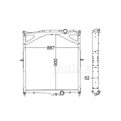 Радіатор CR1556000P Mahle Original
