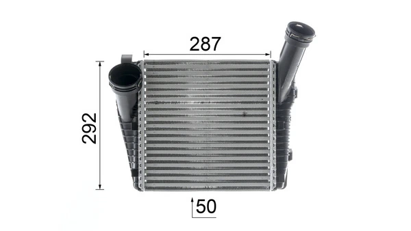 CI142000P Mahle Original Охолоджувач наддувочного повітря