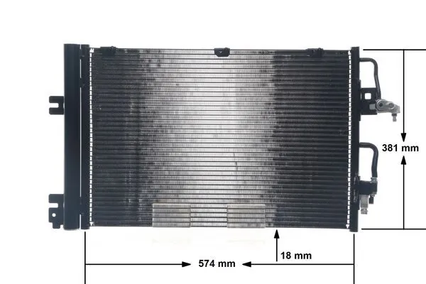 Радіатор охолодження кондиціонера Mahle Original AC377001S