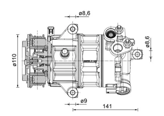 2484428 Ford Компресор холодоагенту