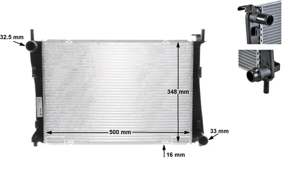 Купити CR1355000S Mahle Original Радіатор двигуна