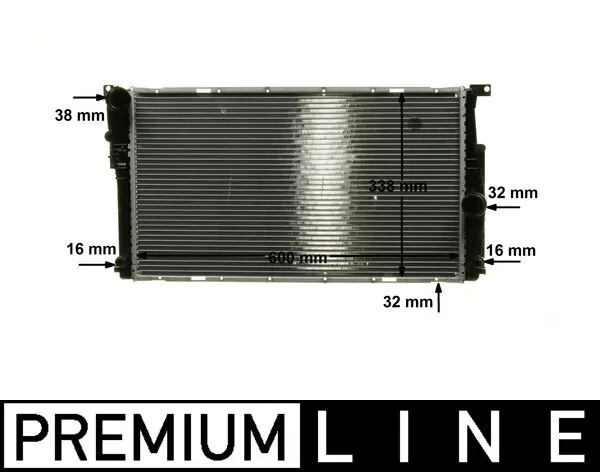 CR1909000P Mahle Original Радіатор охолодження двигуна